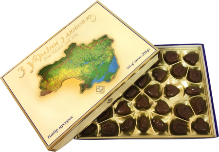 Набор конфет «Из Украины с любовью» 365 г